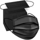 100 PCS Disposable Face Masks, Black Disposable Masks 3 Ply Protection Face Mask