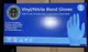 Nitrile/Vinyl Blend Blue Gloves Powder Free  Size S