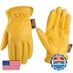 Wells Lamont Mens Deerskin Leather Driving Gloves 100 Full Grain Deerskin