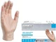 AMMEX Clear Vinyl Disposable Exam Gloves, Latex-Free, Powder-Free, 3 Mil Food Sa