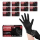 GLOVEWORKS HD 6 Mil GWBN Latex Free Nitrile Disposable Gloves, Black/Large