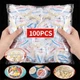 300Pcs Disposable Food Covers Stretch Elastic Wrap Bowl Fruit Fresh Kitchen Lids