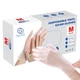 Disposable Gloves, 100 Count 4 mil Clear Vinyl Gloves Latex Free Powder-Free ...