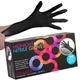 Powder Free Nitrile Gloves Medium &ndash; 12 INCH Black Gloves Disposable Latex Fre...