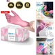Pink Nitrile Disposable Gloves - Esthetician, Nail Tech, Hair Dye & Stylist, ...