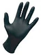 SAS Safety SAS-66541 Professional Nitrile Powder-Free Exam Grade Gloves, Black, 