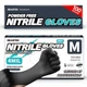 Beastek Black Nitrile Exam Gloves, 4.0 Mil, 100 Medium, 100 (Medium)