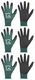 3- MaxiFlex 34-8743 Micro Foam Nitrile Coated ANSI A2 Cut Resistant Work Gloves
