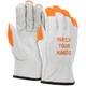 ATERET 12 Pairs Large Hi-Vis Heavy Duty Cowhide Leather Work Gloves