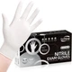 SwiftGrip Disposable Nitrile Exam Gloves, 3-mil, Medium, Box of 100, White Ni...
