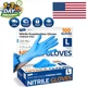 Medical-Grade Nitrile Exam Gloves 100 Count - Latex-Free, Food Safe & Disposable