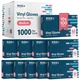 Disposable Gloves Latex-Free Clear Vinyl Gloves [1000-Count] Thick Powder-Free A
