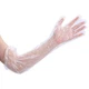 50Pcs Disposable Dressing Gutting Gloves Plastic Full Arm Shoulder Length Gloves