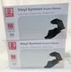 2 boxes Basic Vinyl Synmax Exam Gloves Latex Free,Size M 200 Count-Black Color