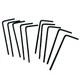 ZDingTech 10pcs 0.05 Allen Wrench sets,0.050 inch 0.05, Black