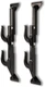 Truck Rear Window Rack Holder 2 Rifles Bow Car Wall Mount Adjustable Tools Black