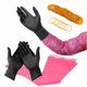 goldhik 32 Pairs Field Dressing Gloves, Disposable Deer Gutting One Size, Red 
