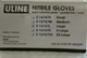 Uline Black Industrial Nitrile Gloves - Powder-Free, 6 Mil, Large Fit