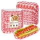 300 Pcs Paper Hot Dog Trays, Small Disposable Hot Dog Boats Fluted to Go Food