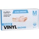 Medium Clear Vinyl Gloves Pack of 100 Industrial Grade Disposable Food Safe