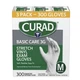 CURAD Basic Care 3G Stretch Vinyl Exam Gloves SMALL MEDIUM LARGE 300 Count