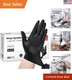 4 Mil Black Vinyl Gloves - Disposable, Food Safe, 100 Count, Medium Size