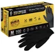 Dura-Gold HD Black Nitrile Disposable Gloves, Box of 100, Size Medium, 6 Mil