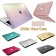 Shinny Glitter Powder Laptop Rubberized Hard Case Cover For New Macbook Pro Air