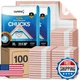 Curera Chucks Premium Disposable Underpads 23&rdquo;x36&rdquo; [100-Count] Ultra Absorbent C