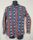 Wrangler Retro Womens Size XL Blue Aztec Print Pearl Snap Shirt Top - FREE S&H!