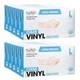 ForPro Disposable Vinyl Gloves, Clear, Industrial Large (Pack of 1000), Clear 