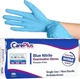 CarePlus Blue Nitrile Examination Gloves Powder Free X-Large 100 Pcs
