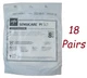 18 Medline Sensicare PI Polyisoprene SLT Latex/Powder-Free Surgical Glove Sz 8.5