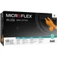 Ansell Microflex Mega Texture Nitrile Disposable Gloves, Orange, Size M, Box 100
