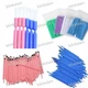100 Pcs/Pack Disposable Bendable Dental Micro Brush Applicator/Long/Taper Brush