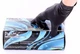 Black Phantom Medical Latex Gloves Box of 100- Medium