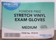 Case of 1000 ProCure Stretch Vinyl Exam Gloves, Powder Free, Medium, New S3