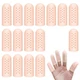 Hongliang 16Pcs Gel Finger Cots with Air Holes,Breathable Nude Color Hongliang 16Pcs Gel Finger Cots with Air Holes,Breathable Nude Color