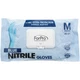 Blue Medium Nitrile Gloves Pack of 30 Disposable Chemical Puncture Resistant