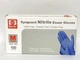 Intco Medical NGPF7002 Nitrile Disposable Exam Gloves Blue Pack of 1000 - Medium