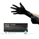 Microflex MK-296 Black Disposable Nitrile Gloves, Latex-, -Glove for Mechanic...