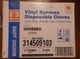 Basic BMPF-3002 Synmax Synthetic Medium Vinyl Exam Glove - 1000 Per Case