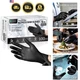 Black Disposable Nitrile Gloves, 6Mil 100 Pcs Food Safe Cooking Gloves Latex ...