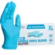 Forpro Disposable Nitrile Vinyl Blend Gloves 4 Mil Extra Protection Powderfree L