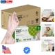 Disposable Vinyl Gloves, Food Safe, Latex-Free Powder-Free Clear Plastic Glov...