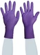 Purple Nitrile-Xtra Disposable Nitrile Exam Glove Extended Cuff Length LARGE ...