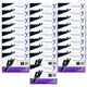 Lightning X Black Nitrile Glove Pairs Individually Packed 100 Gloves 50 Pairs 25