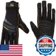 Custom Leathercraft145S Tradesman Work Gloves Smallblack