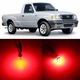Alla Lighting 3rd Brake Light 922 906 Pure Red LED Bulbs for Mazda B2300 B4000