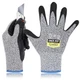 DEX FIT Level 5 Cut Resistant Gloves 3 Pairs Grey XL Touchscreen Safety Work